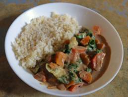 vata recipe sweet potato tamarind curry