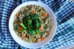 barley mung bean oil-free stew fenugreek kapha ayurveda ayurvedic healthy soup