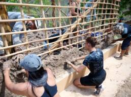 Natural Building Workshop Cob House Mud Home Panama Clay Architecture Course Bamboo